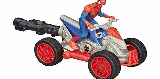 Marvel Ultimate Web Warriors Spiderman Action Figure and ATV Vehicle