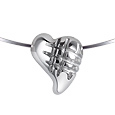 Manhattan- Sterling Silver Heart Pendant