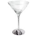 Masini Large Silver Stem Martini Glass