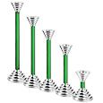 Luce - Green Murano Glass and Sterling Silver Candleholder