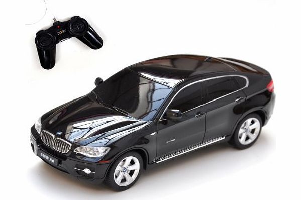 massG BMW X6 - RC Car- 1:24 Scale - Black Detailed Design Injection Moulded Body Fully Licensed Easy And Simple Controls With Fast Controller Reaction Time And No Lag On Command