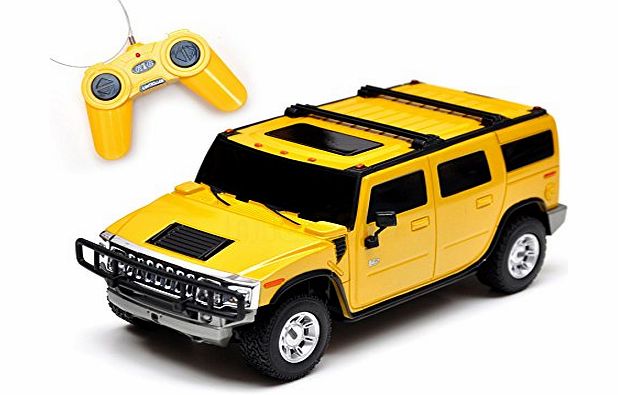 R/C 1:27 HUMMER H2 SUV Kids Electric remote control toy car - Yellow