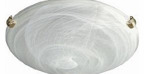 Massive Zara Ceiling Light Alabaster Glass (Requires 1 x 60 Watts E27 Bulb)