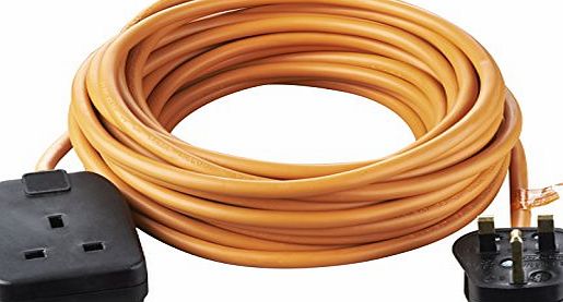 Outdoor Power BOG10O-MS 1- Gang 10 amp Heavy-Duty Socket with 10 m Extension Lead (Orange)