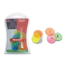 Neon Ball Marker Pack of 12