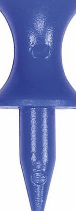 Masters Golf Plastic Graduated Tees in Blue 1 1/2`` Pack 30