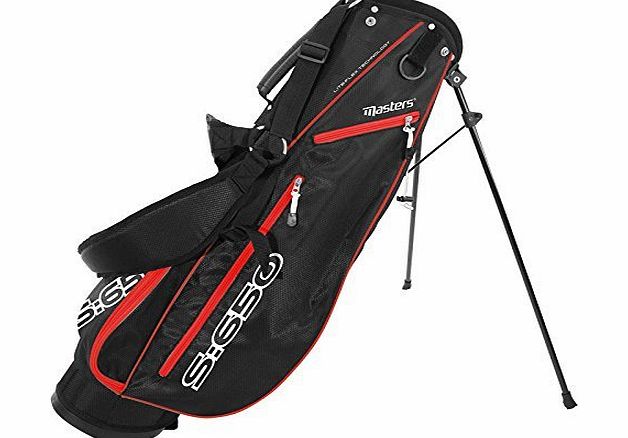 Masters Golf S:650 Stand Bag Black/Red - Lite-Flex Technology