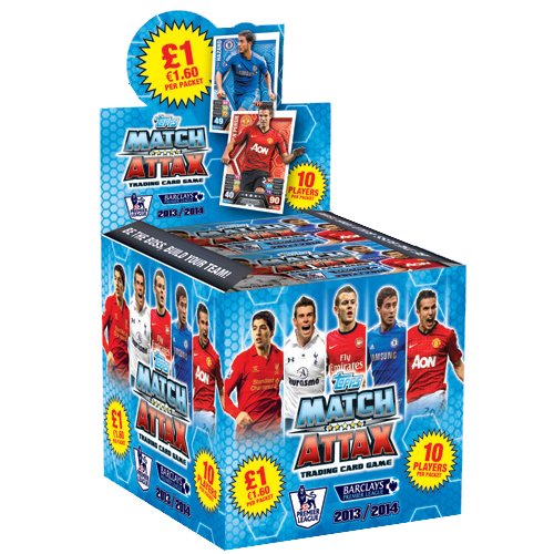 Match Attax 2013/14 Trading Cards Booster (Box of 50)