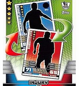 Match Attax 2014/2015 Injury - Substitute 14/15 Tactic Card