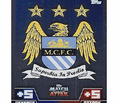 Match Attax 2014/2015 Manchester City Club Badge 14/15