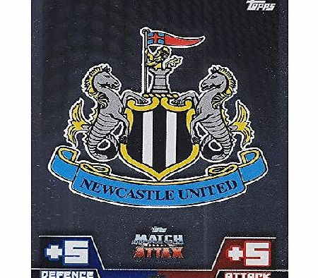 Match Attax 2014/2015 Newcastle Club Badge 14/15