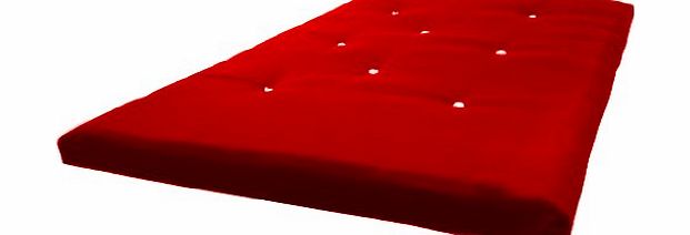 Matching Bedrooms 3 Seater Replacement Futon Mattress In Red
