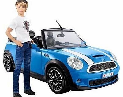 Matell Ken Mini Cooper Vehicle with Doll