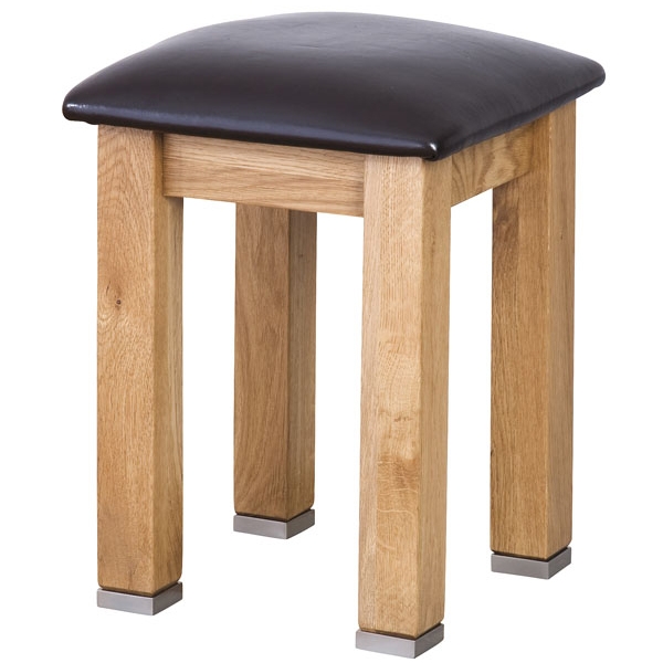 matisse Stool with Leather Cushion
