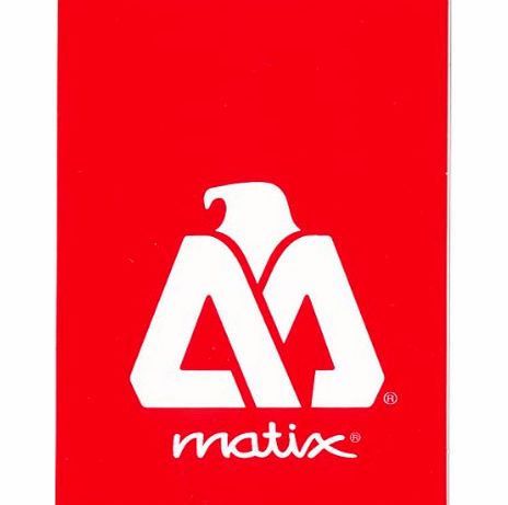 Matix Clothing Skateboard Clothes Sticker in Red