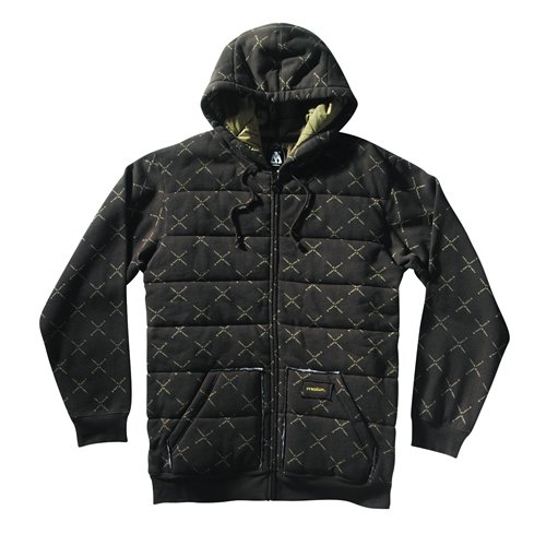 Matix Mens Matix Asher Hartford F/zip Hoody Chocolate