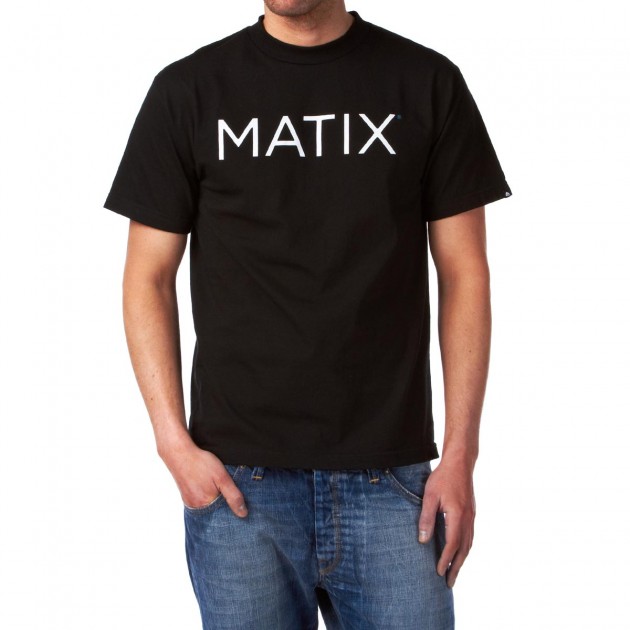 Mens Matix Monoset T-Shirt - Black