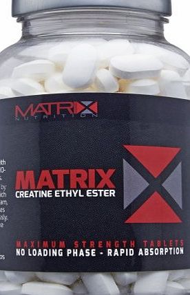 Matrix Nutrition Matrix Creatine Ethyl Ester Tablets CEE Hardcore x 240 tablets provides explosive gains in muscle size and strength only dreamed off with normal creatine.
