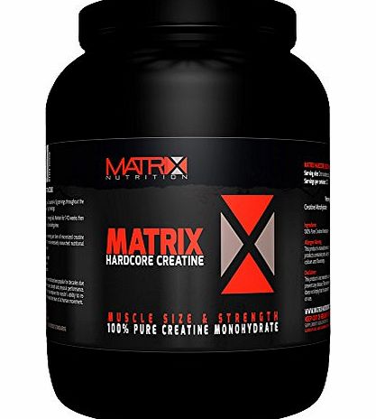 Matrix Pure Hardcore Creatine Powder 1kg is an extremely pure form of micronized creatine monohydrate, which is one of the most extensively researched nutritional supplements on the market today.