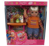 Mattel 42cm Soft Shelly Doll & Highchair.