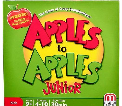 Mattel Apples to Apples Junior - The Game of Crazy Comparisons!