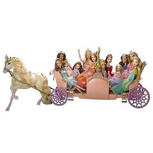 Mattel Barbie & the 12 Dancing Princesses - Horse & Carriage