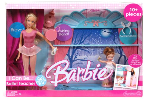 Mattel Barbie Ballet Teacher Playset
