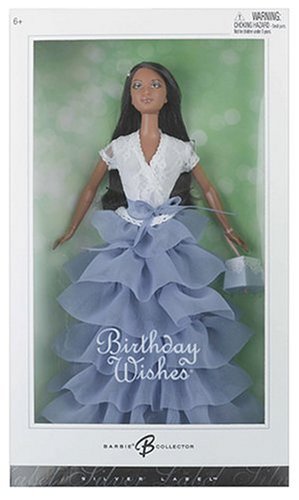 Mattel Barbie Collectibles- Birthday Wishes Blue Gown AA Barbie