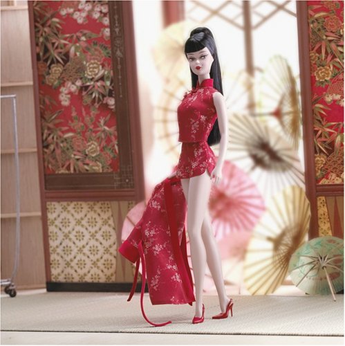 Mattel Barbie Collectibles Fashion Model Silkstone: Red Moon Chinoserie Barbie