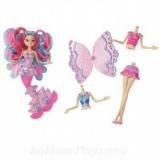 Mattel Barbie Doll Mix and Switch Mermadia Pink Barbie Doll
