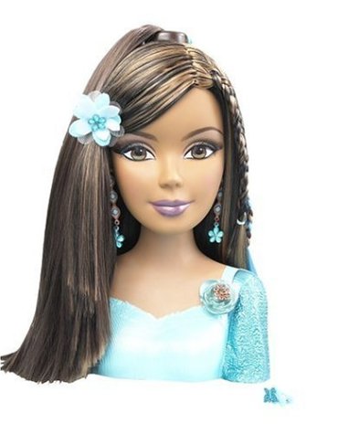 Mattel Barbie Fashion Fever - Grow and Style Head Ethnic