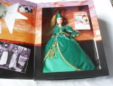 Mattel Barbie Hollywood Legends Scarlett OHara In green Dress By Mattel in 1994 - box is in poor condition