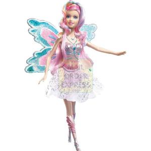 Mattel Barbie Mermaidia Swirling Glitter Fairy Pink