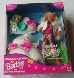 Mattel barbie Rollerskating And Her Roll-Along Puppy By Mattel in 1994 - The Box is not in mint condition
