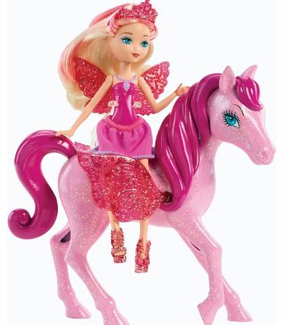 Mattel Barbie Y6378 Mariposa and The Fairy Princess Shimmer Sprite Doll & Horse