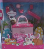 Mattel Barbies pet Mika cat in a bag & accessories