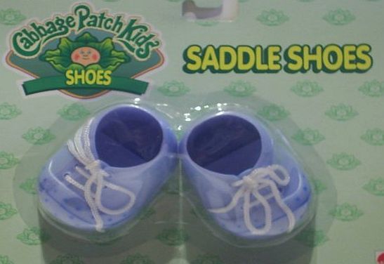 Mattel Cabbage Patch Kids Doll Shoes - CPK Dolls Saddle Shoes