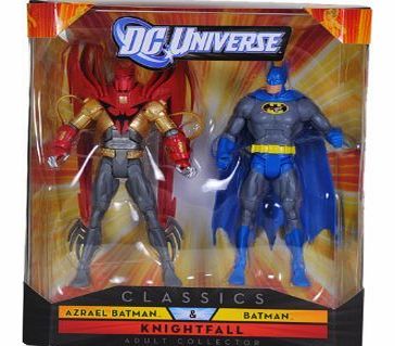 DC Universe Classics Knightfall Azrael Batman & Batman Figure 2 Pack