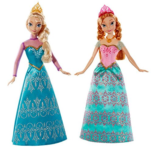 Mattel Disney Frozen Royal Sisters Elsa & Anna Figure Set