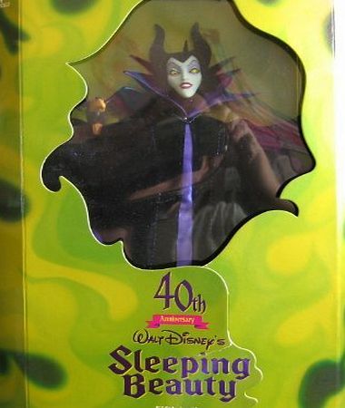 Disney MALEFICENT Barbie DOLL 40th Anniversary SLEEPING BEAUTY - Limited Edition Great Villains 5th in Series (1998) by Mattel