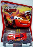 MATTEL DISNEY PIXAR CARS CHARACTER : CHASE LIGHTNING MCQUEEN WITH BUMPER STICKERS - LIMITED EDITION 1/20000