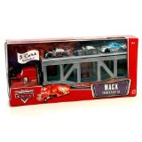 Mattel Disney Pixar Cars Mack Transporter with Nitroade, Bob Cutlass and Bumper Save