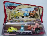 Mattel Disney Pixar Cars World Of Cars - Movie Moments Luigi, Guido and Tractor 3 Pack