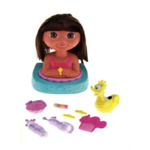 Mattel Dora The Explorer Suds and Surprise Dora Styling Head