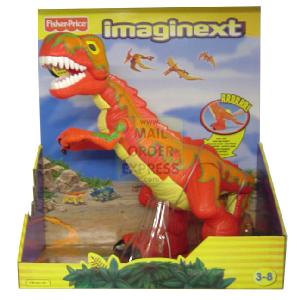 Mattel Fisher Price Imaginext Mega Rex Red