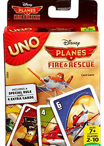 Mattel Games Uno Planes Card Game