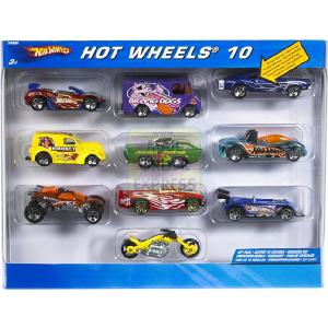 Mattel Hot Wheels 10 Car Pack