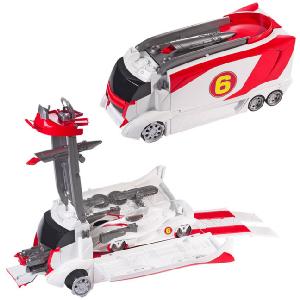 Hot Wheels Speed Racer Mach 6 and Battle Rig