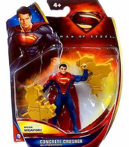Mattel Man of Steel Movie Basic Action Figure Concrete Crusher Superman