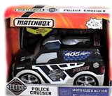 Mattel Matchbox - Lights and Sounds Ready For Action Motorized Vehicle Set - Fire Truck, Police Cruiser, Bulldozer and Tow Truck